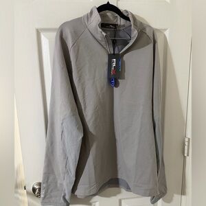 RLX Ralph Lauren Golf Quarter Zip Pullover Soft Grey XL NWT Performance